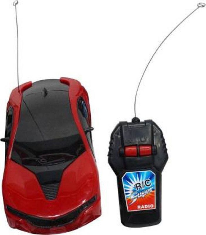Skyler Collection High Speed Fast Modern Sports Car with 3D Lights  (Red)