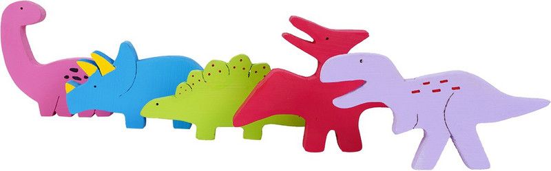 Cria Wooden Toys CRIA Tiny Dino World - Wooden Toy - Multicolour  (Multicolor)