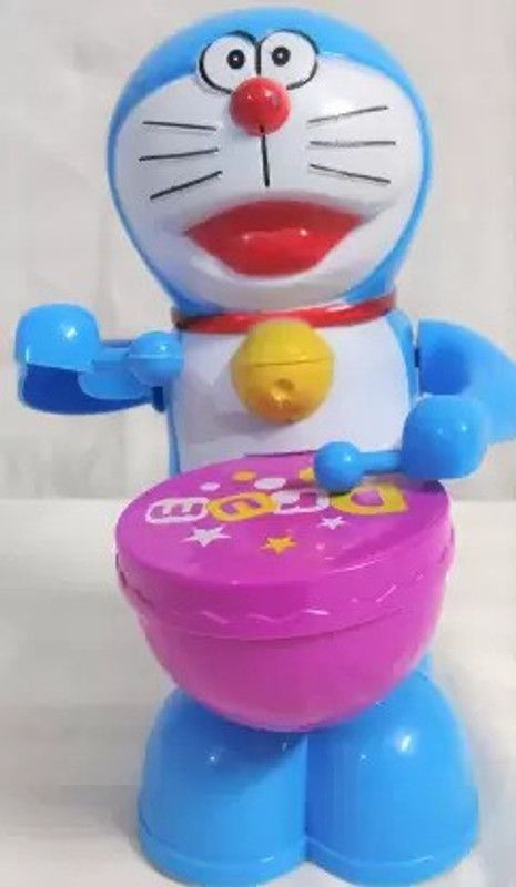 Hariomgifts Doremon Drum Musical Toys with Light and Music (Multicolor)  (Multicolor)