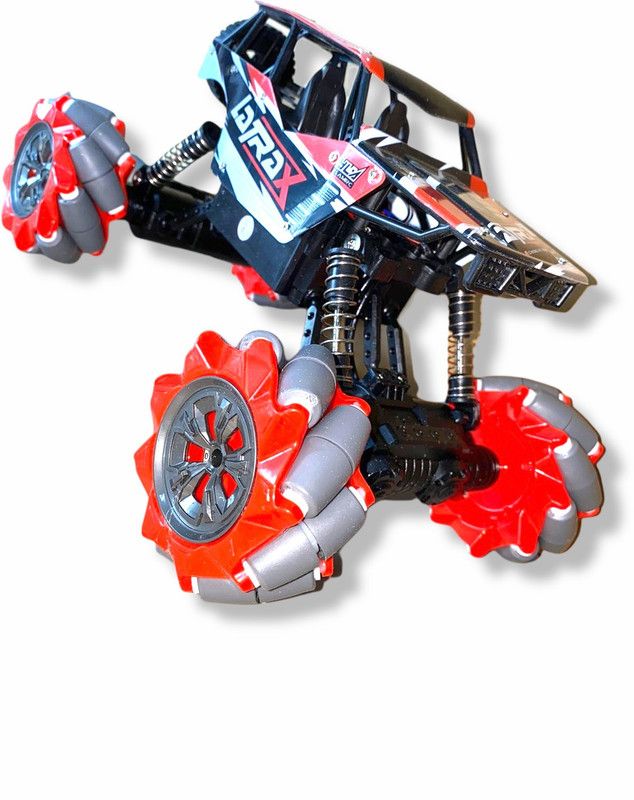 ZUMMY 1:16 Series 2.4 GHZ Sensing Remote Control Gesture Car 360 degree rotation Flexible Steel Cavalry Monster Car Suitable Gift Birthday Present For Boys  (Red)
