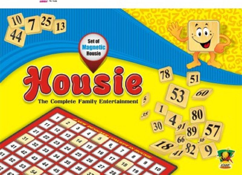 Nici Housie Board Game with 48 Reusable Cards & Tile Fixable Board Game  (Multicolor)