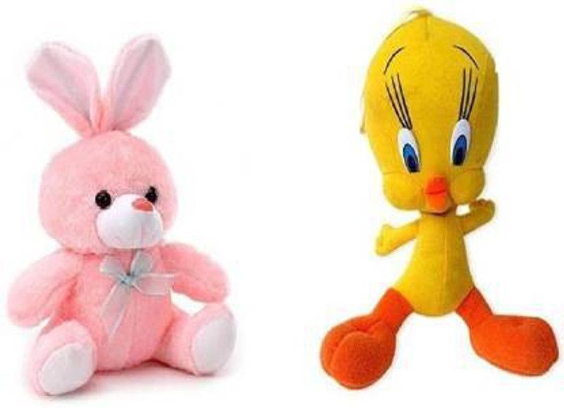 MK Enterprises Stylish Plush and Adorable Bunny,Tweety - 30 cm  (Multicolor)