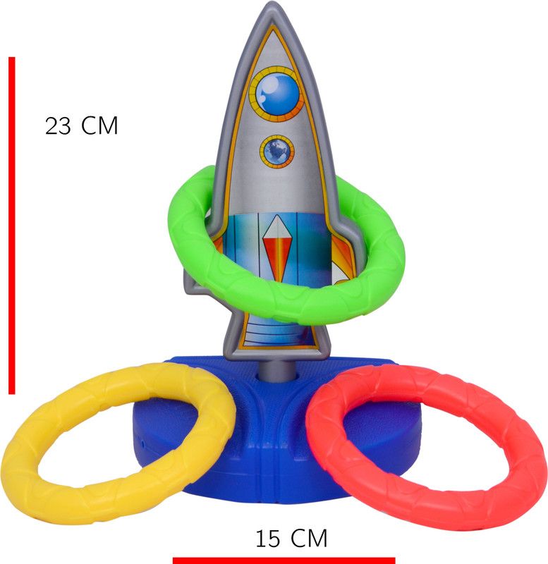 Myhoodwink Space Rings Catcher Stacking Toy  (Multicolor)