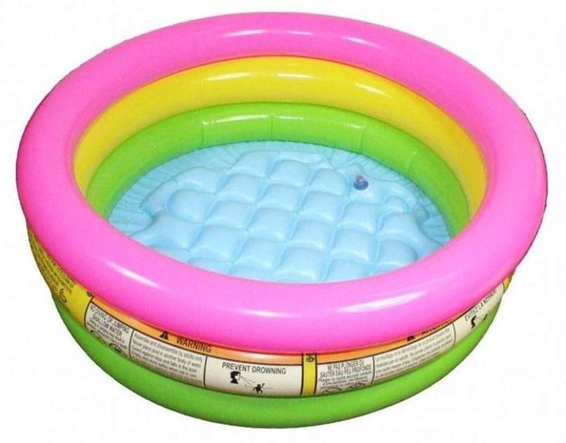 KM ROYALS Bath Tub For Kids 3 Inflatable Swimming Pool  (Multicolor)