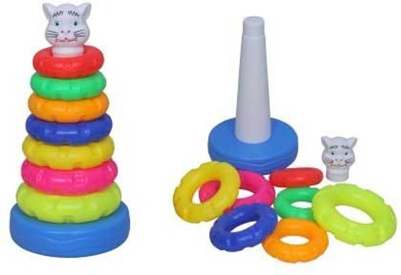 Dilurban Buy Best Stacking Ring Toys for Baby, Toddlers, Kids  (Multicolor)