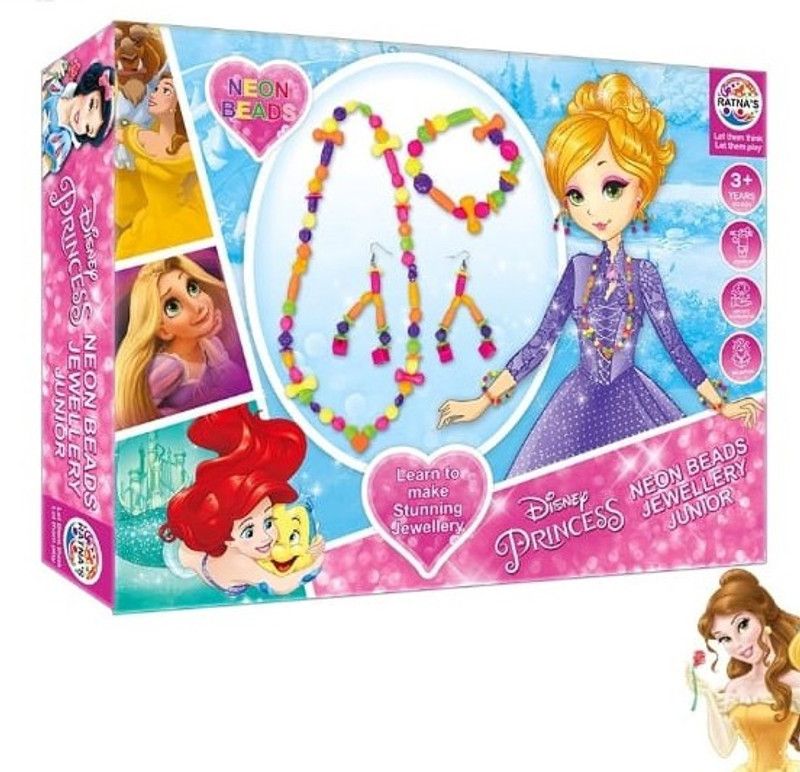 TOYICO! Princess Neon Beads Jewelry Set For Kids