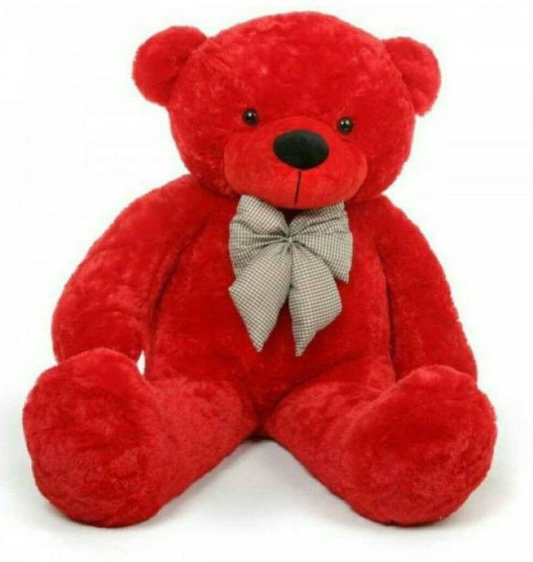 PMP TOYS 3 Feet Premium long Stuffed Spongy Hugable Cute Teddy Bear - 90.0011404 cm  (Red)