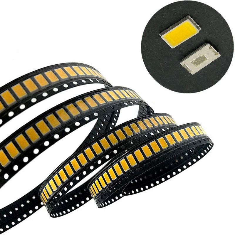 TCS 200pcs SMD LED 5730 5630 Chip Warm White 0.5W 3000K 50-55LM LED 0.5 W Light Emitting Diode Lamp High Brightness SMT Bead Light Electronic Hobby Kit