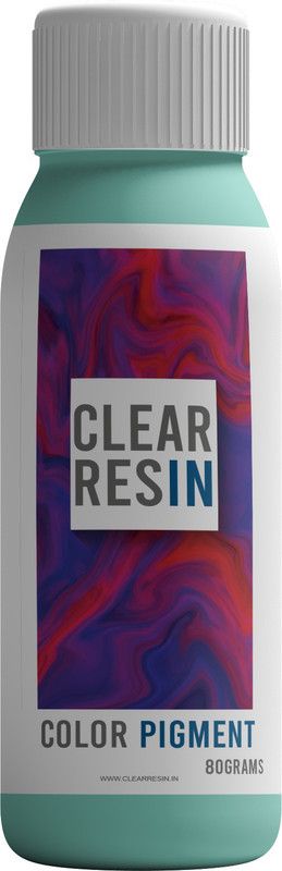 CLEAR RESIN Epoxy/Resin Colour Pigment - Turquoise Blue (80 Grams)
