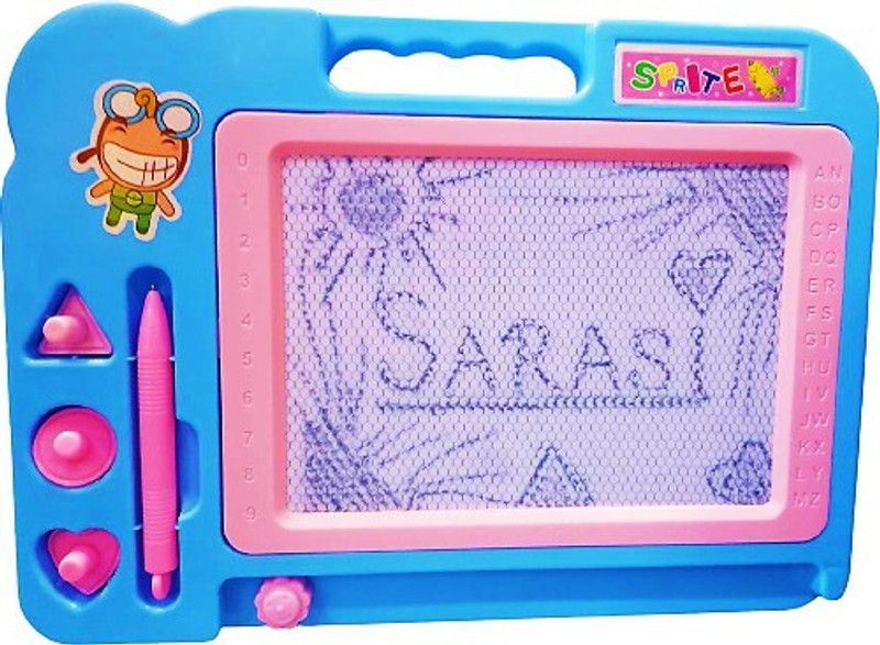SABIRAT New Educational Writing & Drawing Magic Slate, Erasable Drawing Doodle Pad  (Multicolor)