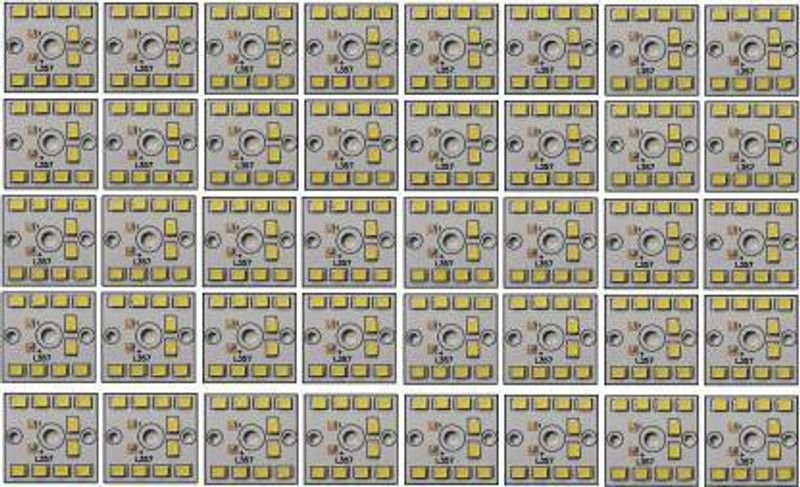 ROOPREKHA ENTERPRISES E 40 Pcs 9 Watt MCPCB LED Bulb Raw Material CoolDay WHITE Light Electronic Hobby Kit