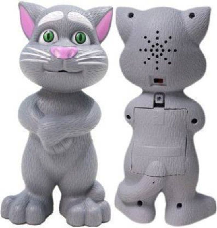 MINOR Tom Cat Talking with Wonderful Voice Recording, Musical Toys, Talk Back First hot Toy for Kids (multicolor) (Grey)  (Grey)