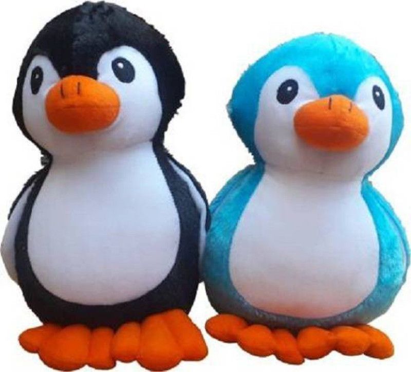 Agnolia Gifts Stuffed Toy Penguin Blue and Doremon for kids19cm - 19 cm  (Multicolor)