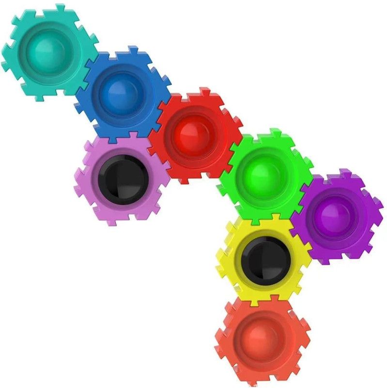 prisma collection Building Blocks Gyro Decompression Toy- Double Sided Extra Challenge Puzzle Game  (Multicolor)
