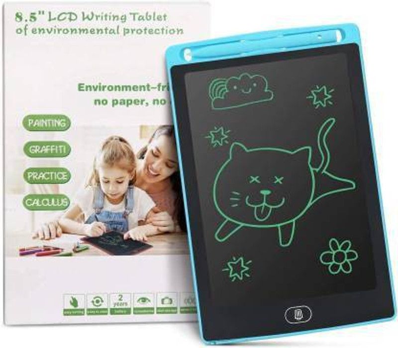 REALSHOCK Magic drawing pad 8.5"LCD E-Writing Tablet Ultra Thin Erasable Paperless R487  (Multicolor)