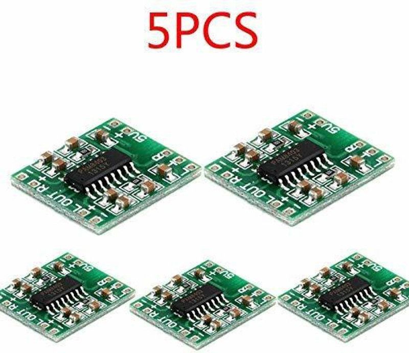 Super Debug 5 Pcs PAM8403S DC 5V Class D Mini Digital Amplifier Board Module (Pack of 5) Micro Controller Board Electronic Hobby Kit