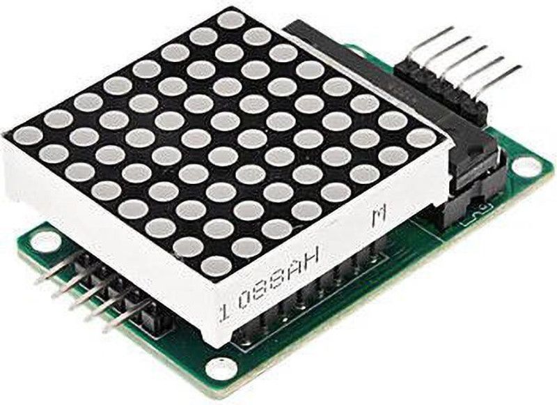 Techleads REL_3 Max7219 Dot LED Matrix Module Mcu Control LED Display Module for Arduino Arm Rasberry Light Electronic Hobby Kit