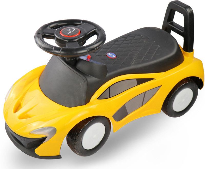 Toyhouse Toyhouse Small Meclaren Pushcar for kids (1 to 3 yrs ), Yellow Car Non Battery Operated Ride On  (Yellow)