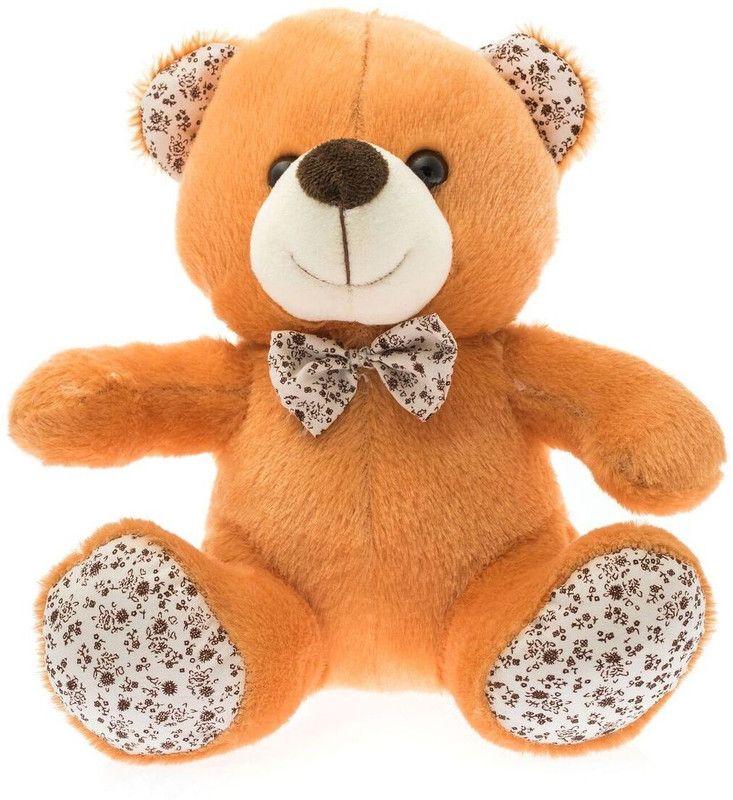 Dimpy Stuff Dimpy Bear W/Cotton Flower Paws - 25 cm  (Brown)