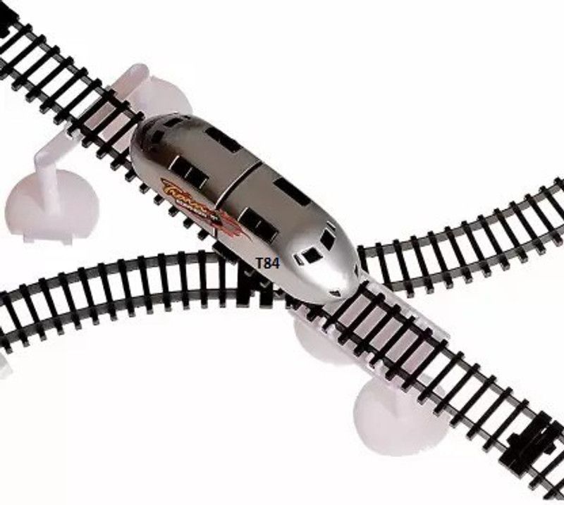 tryzens High Speed Metro Train With Round Track_R079  (Multicolor)