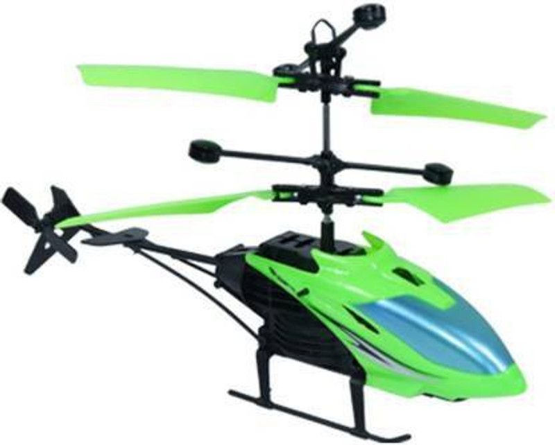 IFW dual control exceed helicopter with remote  (Green)