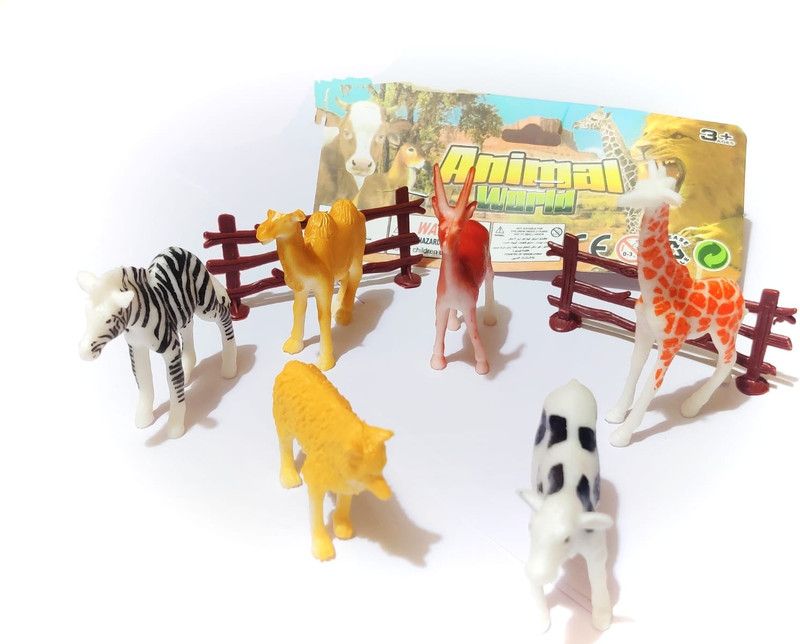 SOPALI ANIMAL SET TOY FOR GIRLS & BOYS  (Multicolor)