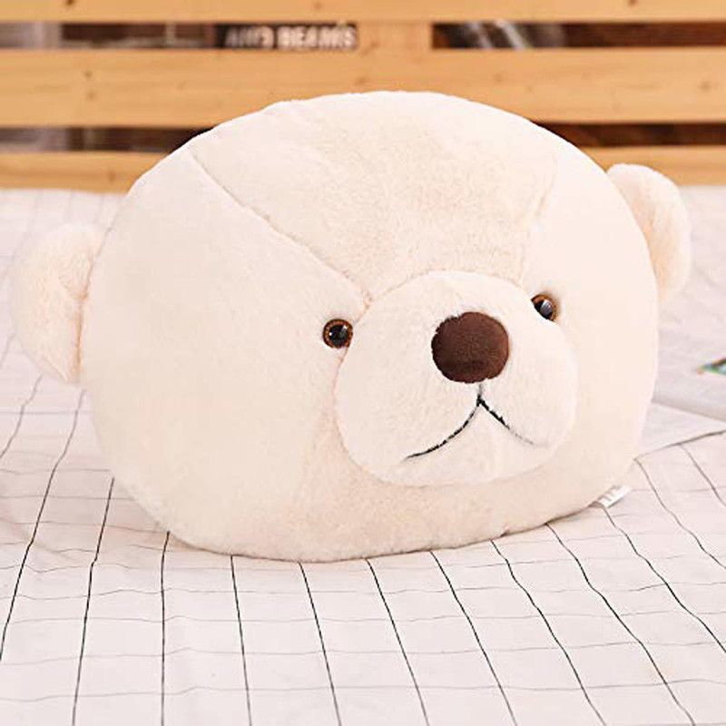 Hug 'n' Feel Soft Toys Long Lovable hugable Cute Giant Life Size Toy Bear (Head Pillow,Teddy) - 182.88 cm  (White)