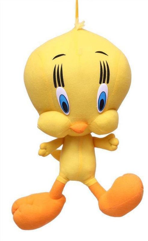 Agnolia Perfect gift cute Yellow Tweety Duck stuffed soft plush toy 34 cm - 34 cm  (Multicolor)