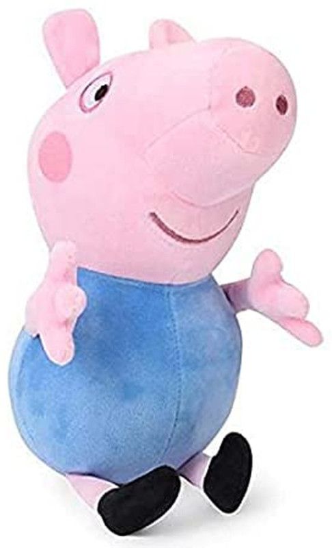 BRS_Soft_Toys George Peppa Pig Soft Toy Brother Sister for Kids Girls Teddy Bear Gift Cartoon - 30 cm  (Pink)