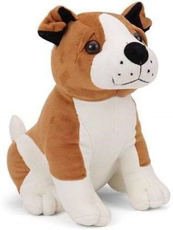 Liquortees Bull Dog Animal Stuffed Soft Toys ( Bull Dog ) - 25 cm  (Multicolor)