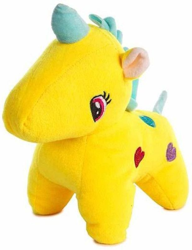 ZOOMINO Soft Specail Yellow Unicron For ChildRen Friend Gift - 26 cm  (Yellow)