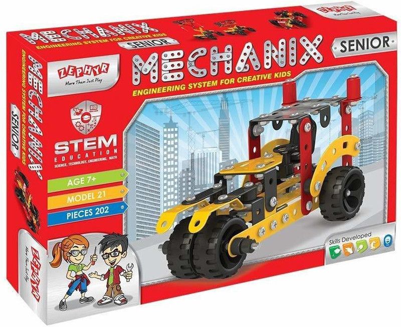 ZEPHYR Mechanix Senior Stem Educational, Building and Construction Toys For Kids above 7 years  (Multicolor)