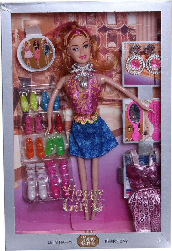 Vmaster Pretty Happy Doll For Girl  (Multicolor)