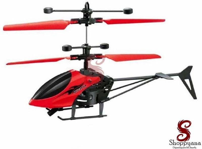 shoppyana Plastic Hand Induction Control Flying Helicopter  (Rendom)