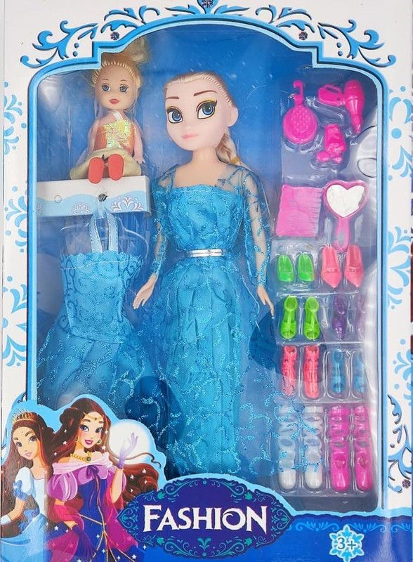 Phantom Toys Doll With Accessories And Dress  (Multicolor)