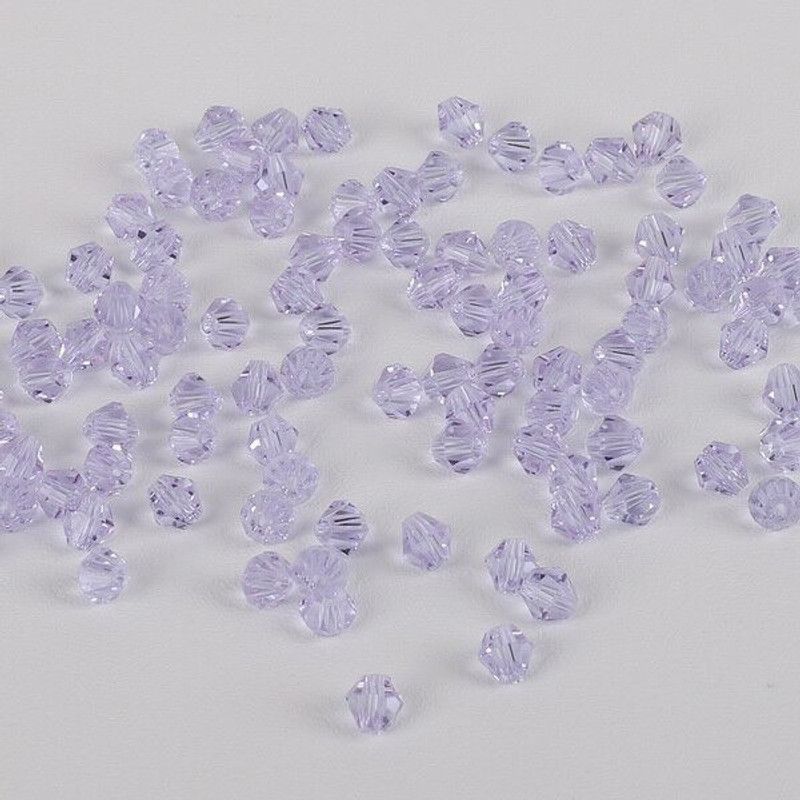 AN Sunshine Jewelry Making Crystal Austria Faceted Loose Spacer Bicone New Cut Glass Beads 200Pcs 4mm