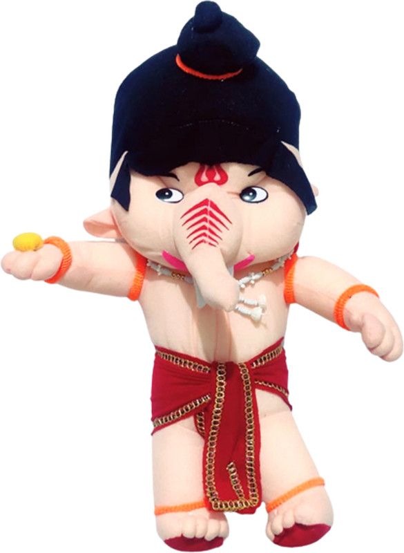 Z2U Fashion Soft Friend Lord Ganesha Cute Stuffed Plush Toy for Kids (Size- 43 (Multicolor) - 43 cm  (Multicolor)