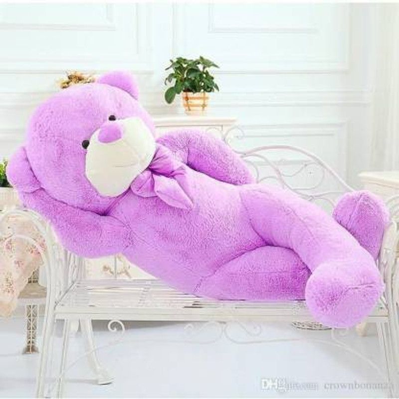 Urban Gold 3 feet teddy bear / high quality / love teddy For girls valentine & An - 92 cm  (puurple)