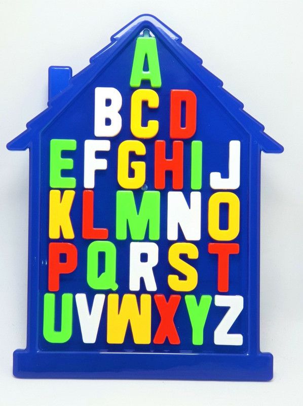 Midhash DESEIY ABCD Education with fun Puzzle study board for kids  (Multicolor)