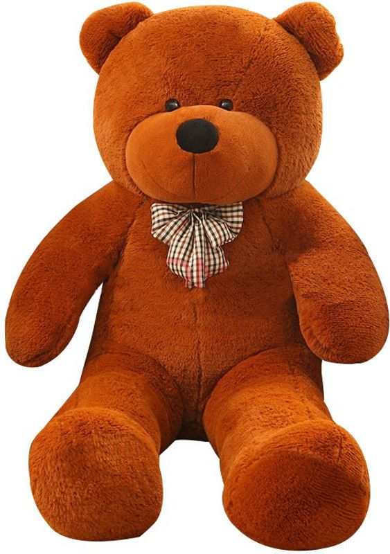 ToyHub 4 Feet Super Stuffed Spongy Hugable Cute Teddy Bear - 122 cm  (Brown)