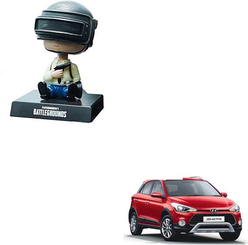 SEMAPHORE PUBG Hero Phone Holder Car Decoration Bobblehead For Hyundai i10 Active  (Blue, White)