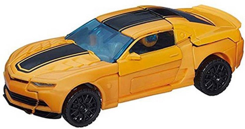 KENZAI Robot to Car Converting Transformer Toy For Kids (Yellow) (Yellow)  (Yellow)