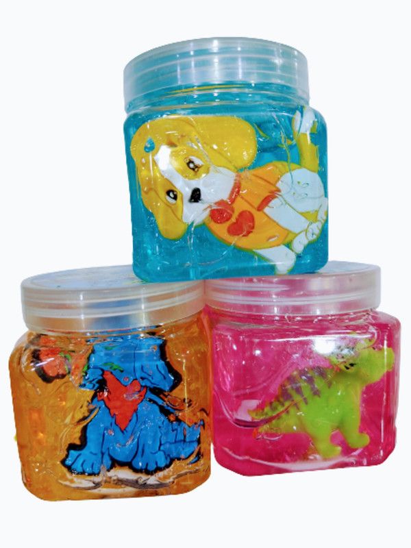 JASHAN Slime for kids playing multicolour pack of three Multicolor Putty Toy