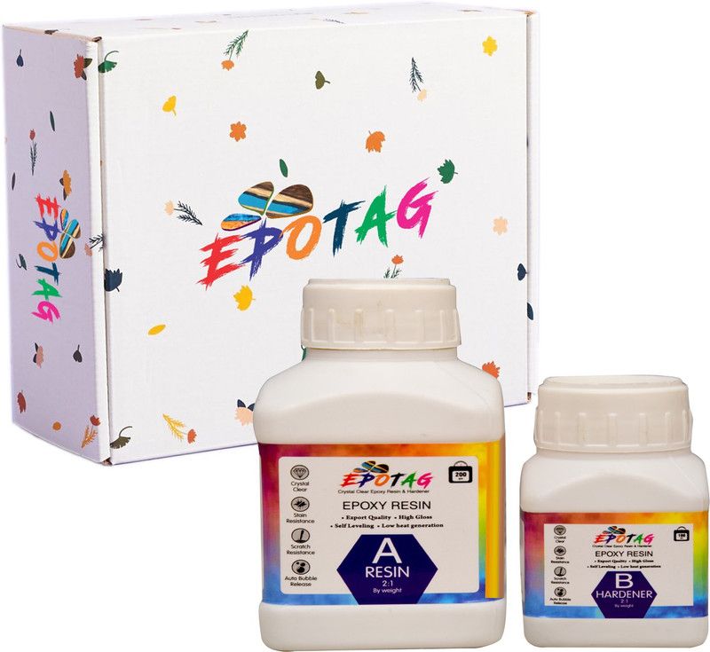 Epotag Clear Non Toxic Epoxy Art Resin Starter Kit