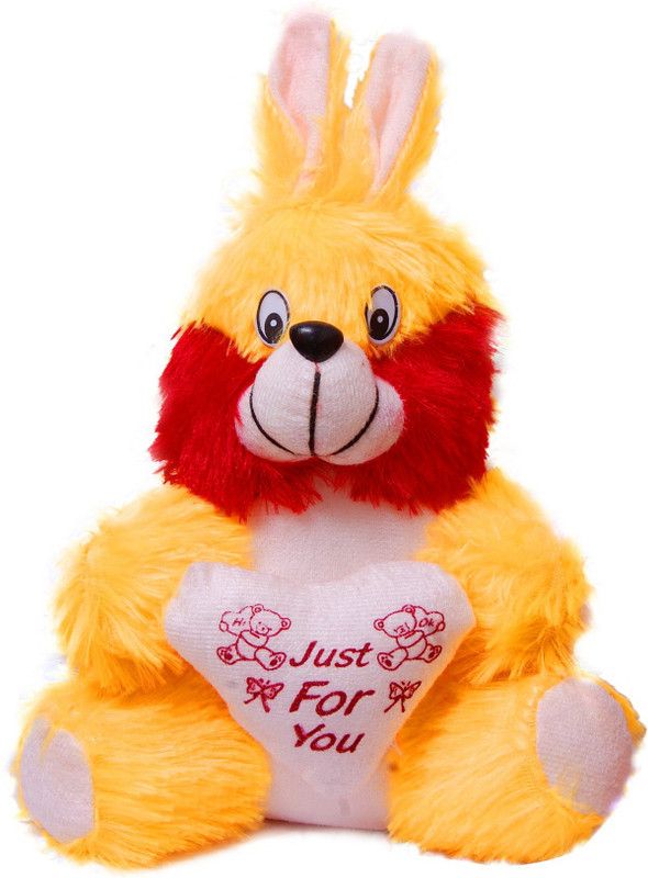Styler Bunny Soft Toy Yellow With Red Color 30 Cm - 30 cm  (Multicolor)