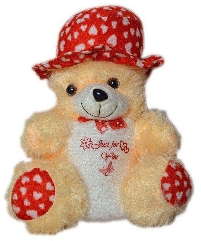 SPORTSHOLIC New Soft Toy Yellow Teddy Bear 25 cm(10 inch approx) Washable For Kids Girls Baby - 25 cm  (Multicolor)