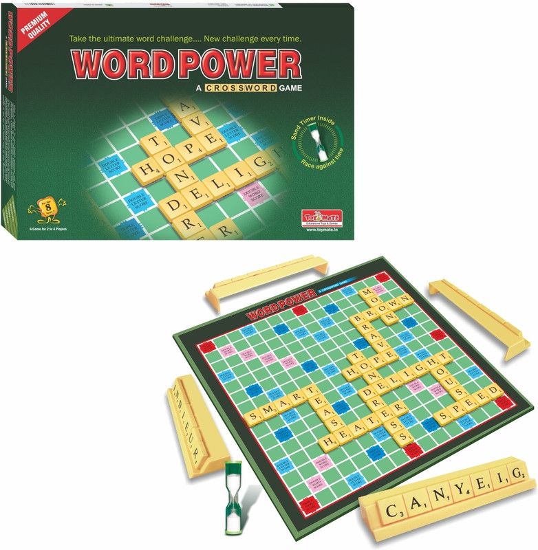 Toymate Word Power Premium Word Games Board Game