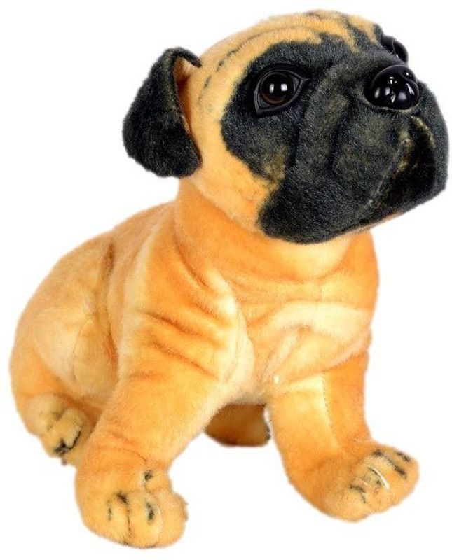 Green Apple Frisky Pug - 18 cm  (Beige)