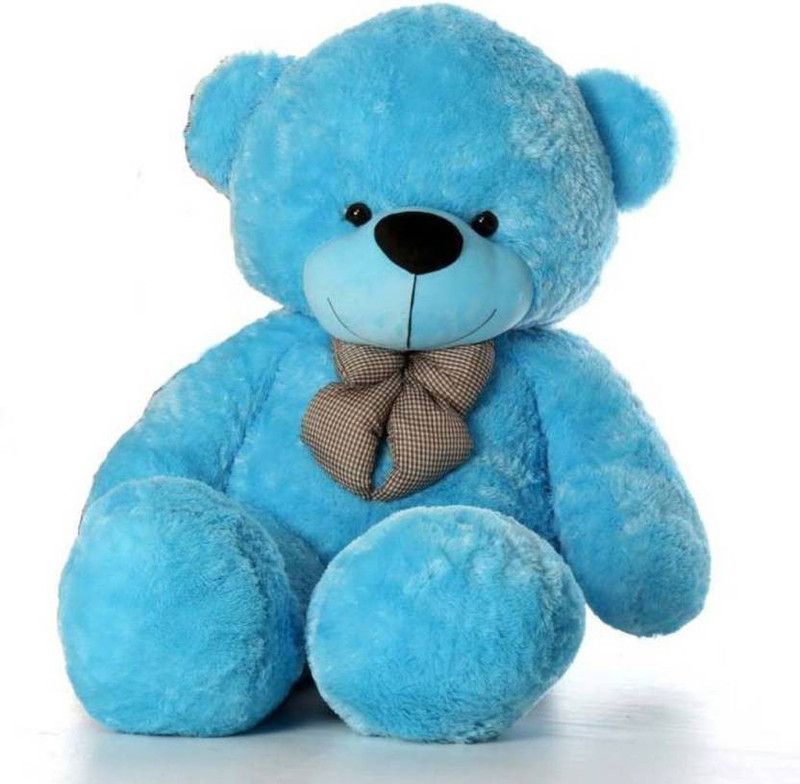 AGGALLERY Blue teddy bear 3 feet for gift AG (some one ) - 36 INCH (BLUE) - 90 cm  (Blue)