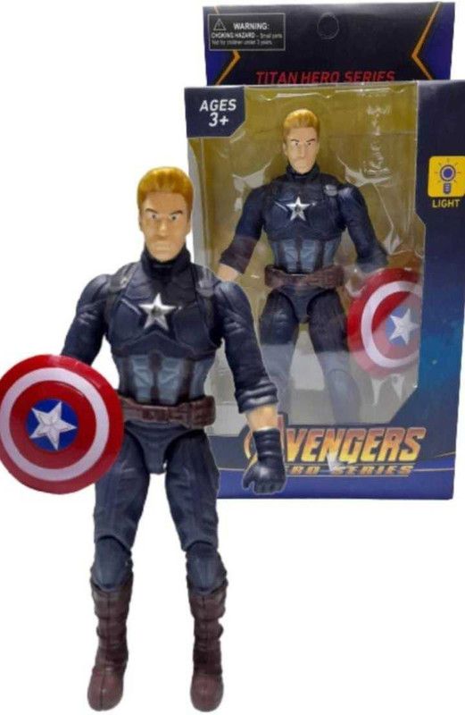 The Ansar Enterprises Action Hero Toys for Kids Avenger captain america Toys for Kids  (Red)